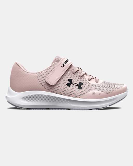 Under Armour Girls Speed AC Athletic Running Shoes Navy/Pink 1286100-403 Size 3Y 